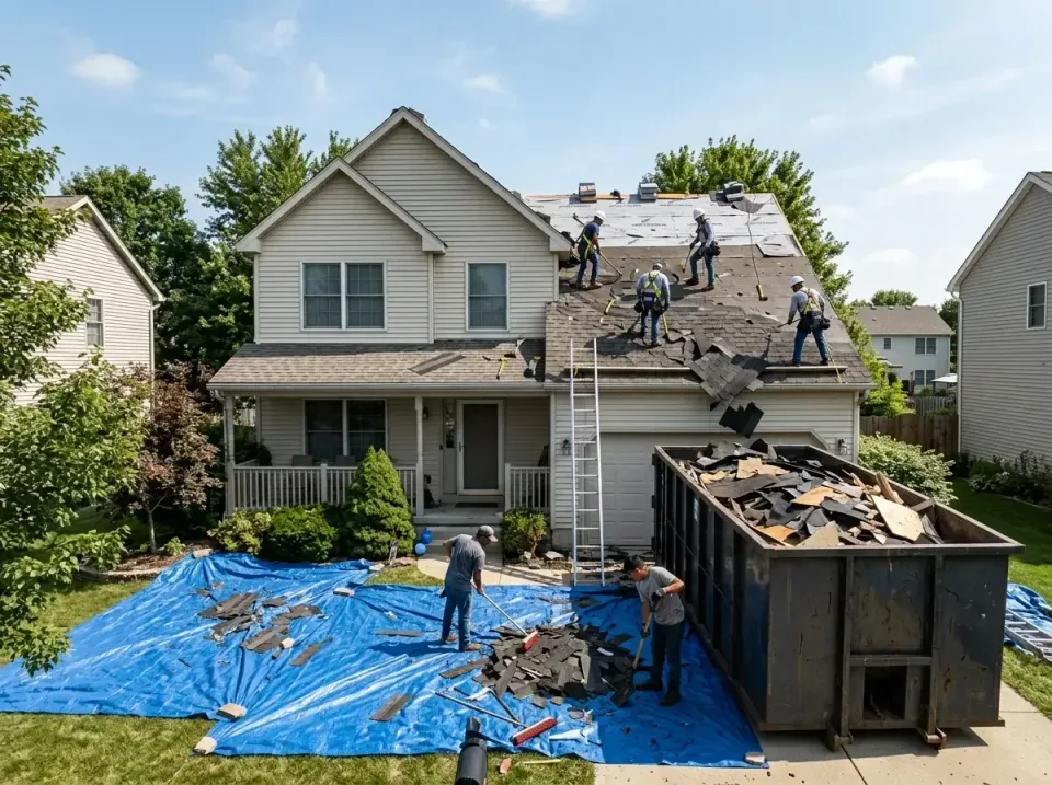 roof-replacement-debris-remova-004 — frequently asked questions, Cheapest Dumpster Rentals in Glencoe, IL